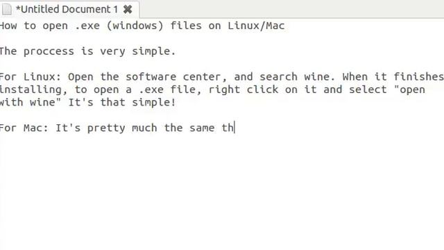 How to open .exe (Windows) programs Linux/Mac смотреть онлайн