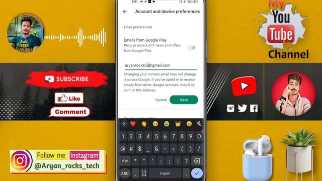 how to change gmail id name in Mobile ! How To Change Email id and Username in Hindi смотреть онлайн