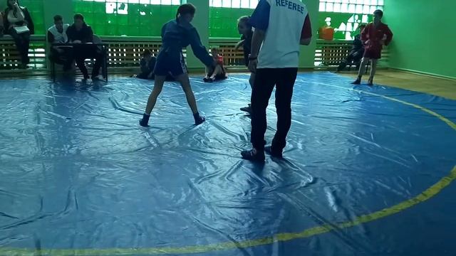 Брехова Вера. Самбо. Красный Кут соревнования.