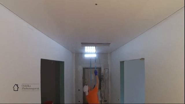 Шпатлевка потолка валиком смотреть онлайн