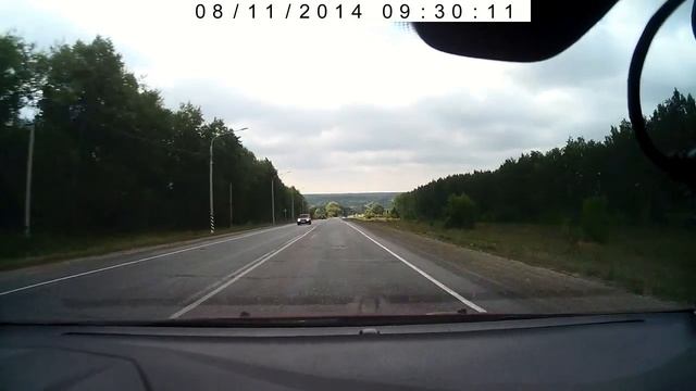 Знаки на спуске мимо Ишеевского кладбища смотреть онлайн