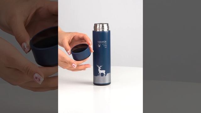 Термос вакуумный 0,5л (500мл) с датчиком температуры,с LCD дисплеем