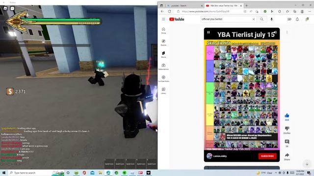 me trading sc uber spy in yba Painful srry no audio смотреть онлайн
