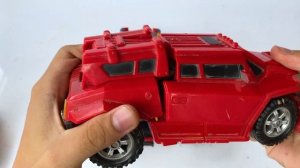 Iron Man - Trucks - Sports Cars - Bumblebee Transformers Hello carbot Tobot Fire Truck Animated