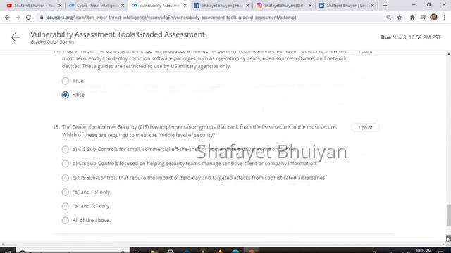 Cyber Threat Intelligence | All Quiz Answers | Coursera | IBM