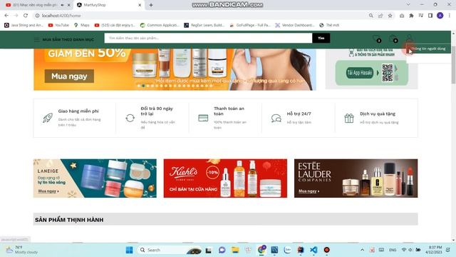 Source Code Website bán hàng mỹ phẩm bằng Java Spring boot , spring jpa , mysql , thanh toán online смотреть онлайн
