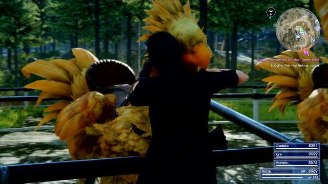 Noct and Prom being gooey about the Cute Chocobo - Final Fantasy XV смотреть онлайн