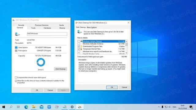 วิธีแก้ไข ไดร์ C เต็ม พื้นที่เต็ม ข้อมูลไม่หาย - How to Clean C Drive In Windows смотреть онлайн