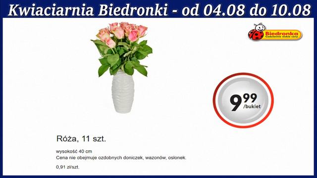 Biedronka | Kwiatowe Inspiracje Biedronki Nowa Oferta Od Czwartku 04.08.2022 | Kwiaciarnia Biedronk