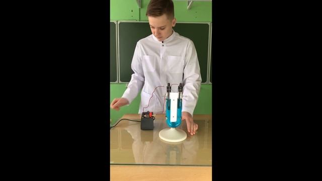 Электролиз хлорида меди (II). смотреть онлайн