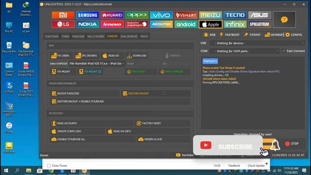 Ipad pro 2 12.9" iOS 17.X.X icloud bypass By UnlockTool | Ipad pro 2 12.9 hello bypass free | смотреть онлайн