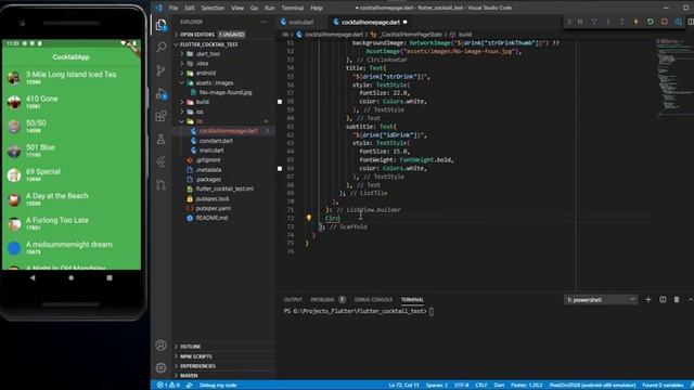 Flutter: Creating Cocktail Android App and Retrieve JSon data using flutter and dart | Ethica Sec смотреть онлайн