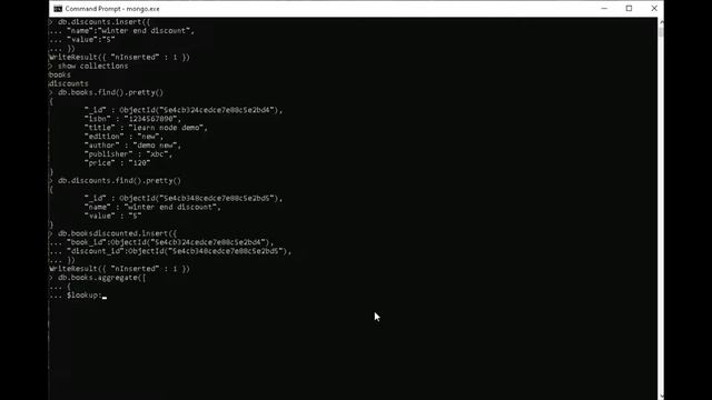 Applying join in mongodb using $lookup смотреть онлайн