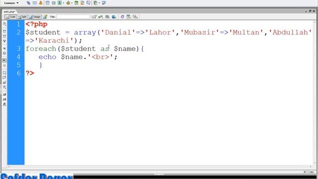Beginner PHP Tutorial -26-How to use foreach Loop with Associative array(Urdu/Hindi) смотреть онлайн