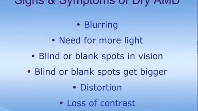 Dry Age-Related Macular Degeneration (Dry AMD) смотреть онлайн
