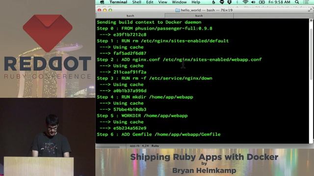 RedDotRuby 2014 - Shipping Ruby Apps with Docker by Bryan Helmkamp смотреть онлайн
