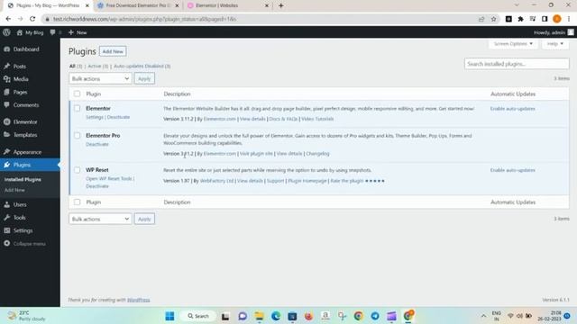 HOW TO INSTALL ELEMENTOR PRO GPL VERSON FOR FREE | Whizteck International | Wordpress |Elementor Pr смотреть онлайн