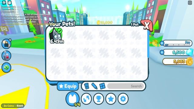 ПРИТВОРИЛСЯ НУБОМ ЧТОБЫ ПОЛУЧИТЬ МНОГО ПЕТОВ В PET SIMULATOR X ROBLOX смотреть онлайн