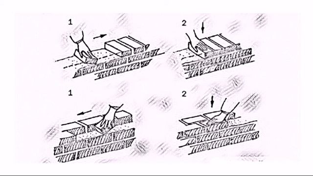 Способы кладки кирпича на раствор смотреть онлайн