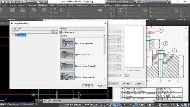 AUTOCAD MECHANICAL PERNOS смотреть онлайн