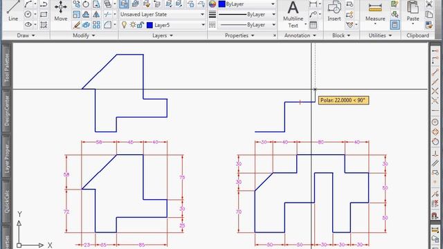 สอน Autocad 2010 [ตอนที่ 23]การเขียนเส้นตรง Line смотреть онлайн