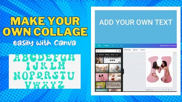 Create Stunning Retro Designs with the Groovy Font Frames Collage Canva Template смотреть онлайн