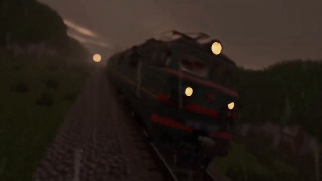 Minecraft. Эдит с ВЛ80С-1807 под After Dark.