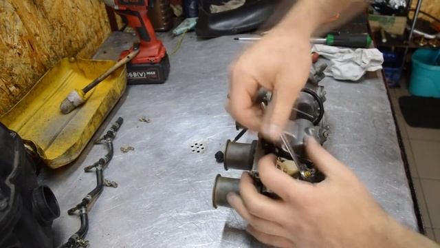 Yamaha 600!Душиться, чистим 4 карбюратори! смотреть онлайн