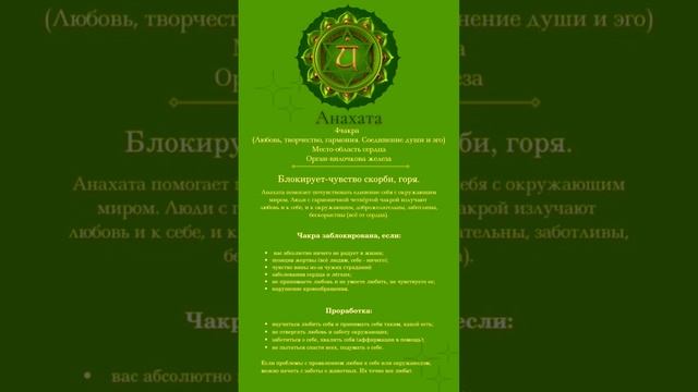 Чакра Анахата #shorts #медитация #самопознание #саморазвитие #здоровье смотреть онлайн