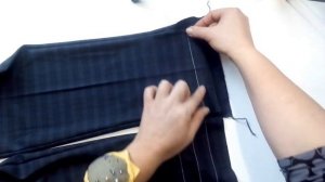 Как подшить женские брюки. Комбинированная подгибка.