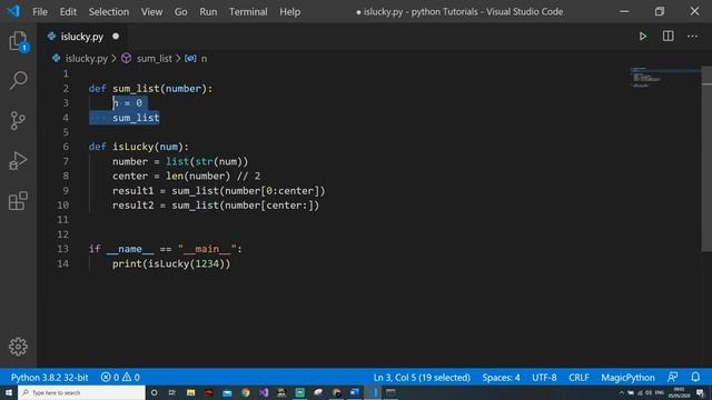 IsLucky | Python Interview Question смотреть онлайн