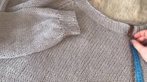 Джемпер паутинка из Alize Angora Gold . Большой размер.