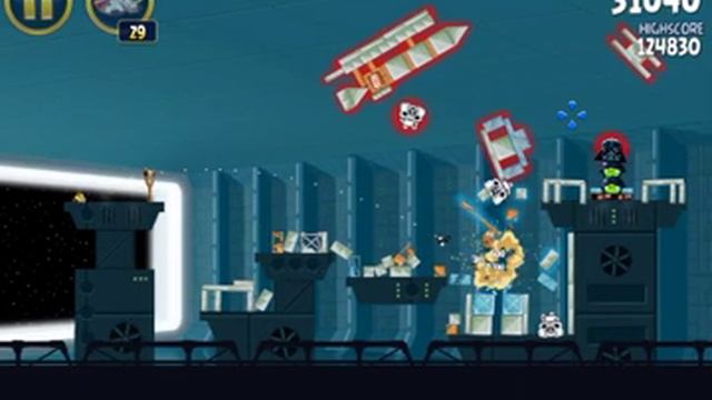 Angry Birds Star Wars 2-25 (3 Stars) смотреть онлайн