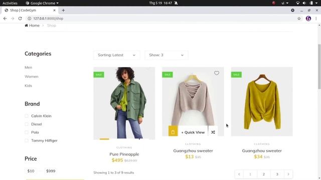 [Tự làm website bán hàng với Laravel] 01 Giới thiệu sản phẩm sau khi hoàn thành Customer смотреть онлайн