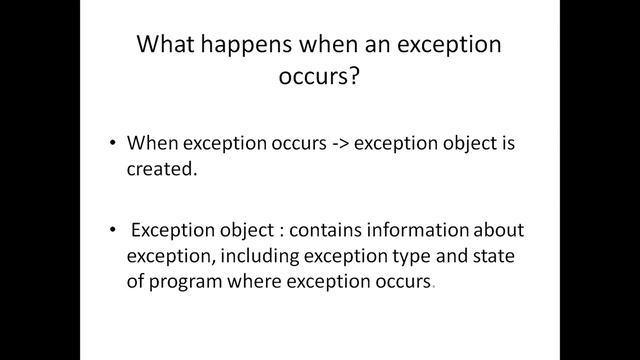 Exception Handling in Java : What is Exception? How Exception is Handled смотреть онлайн