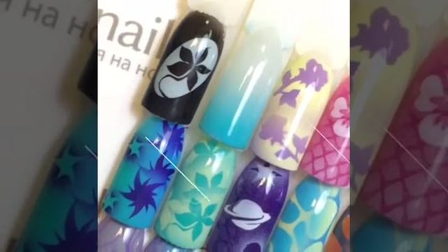 Аэрография на ногтях. Видео с курса смотреть онлайн