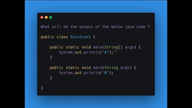 Java Output Problem 1 смотреть онлайн