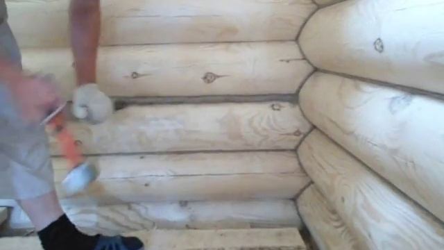 Конопатка в деревянном доме смотреть онлайн