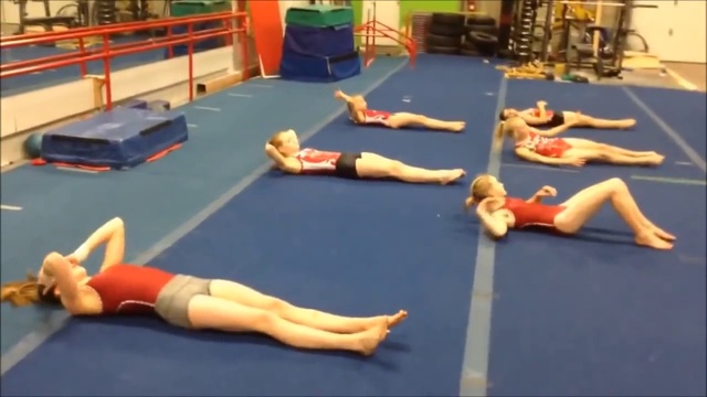 Как качают пресс гимнастки смотреть онлайн