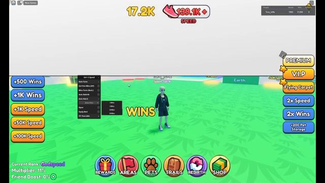 [UGC LIMITED] Roblox Every Second Get +1 Speed Script - Infinite Wins смотреть онлайн