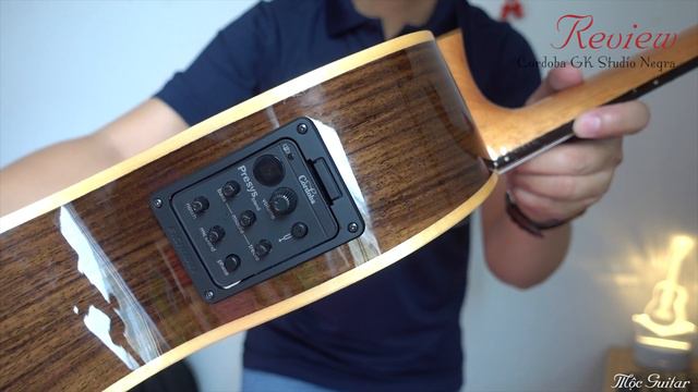 Review đánh Giá đàn Guitar Cordoba GK Studio Negra | Mộc Guitar