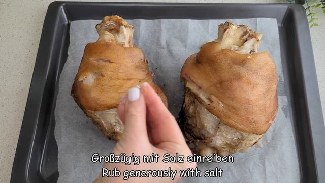 Nur Wenige Leute Kochen Schweinshaxe So! Rezept Aus Deutschland Für Super Knusprige Schweinshaxe