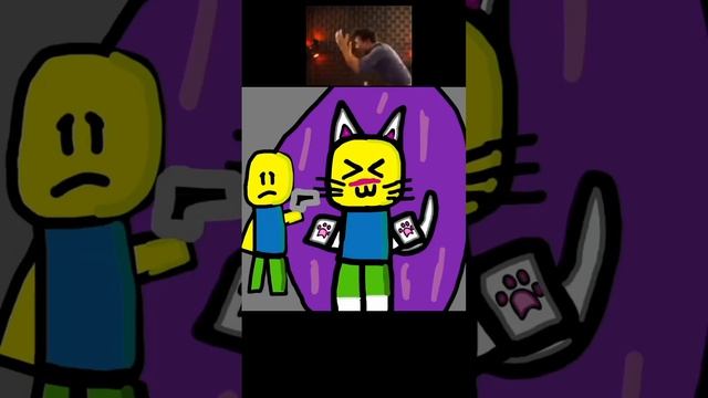 Drawing Roblox neko noob (it look so cringe) #shorts смотреть онлайн