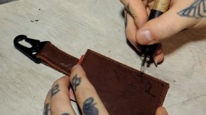 Картхолдер из кожи/Leather cardholder