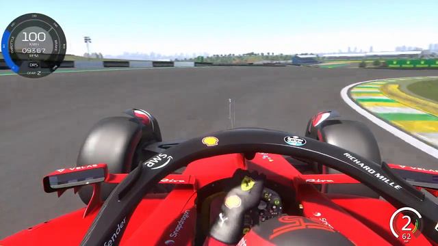 NEW FERRARI F1-75 MOD! Carlos Sainz Onboard - Assetto Corsa смотреть онлайн