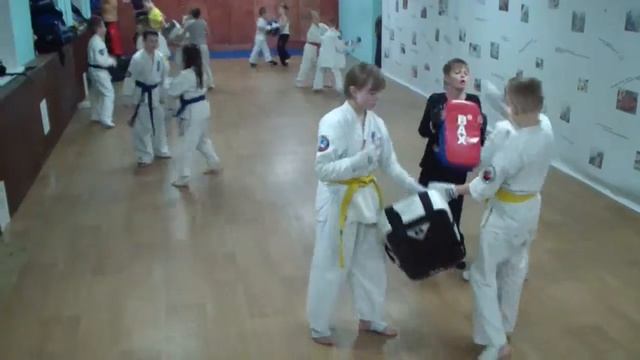 Климовская Федерация Киокусинкай Каратэ. Западная, 12. Тренировки декабрь 2015 года смотреть онлайн