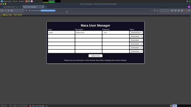 Mara CMS Exploit for Arbitrary File Upload | CVE-2020-25042 смотреть онлайн