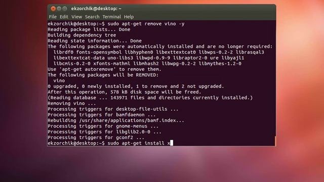 Настройка VNC сервера на Ubuntu Precise Dekstop Gnome Classic смотреть онлайн