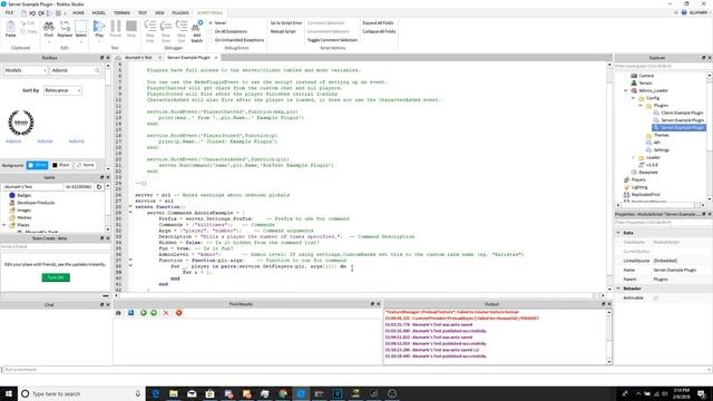 How to make CUSTOM COMMANDS on ADONIS Admin! смотреть онлайн