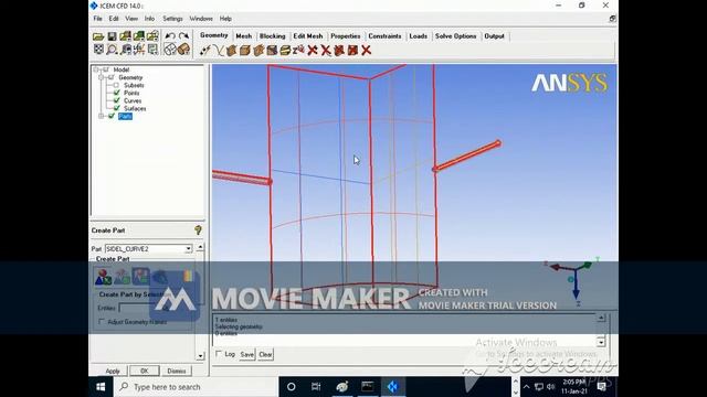 Ansys ICEM CFD : How to Import .step or .igs file ( Nutral File ) in ICEM CFD смотреть онлайн